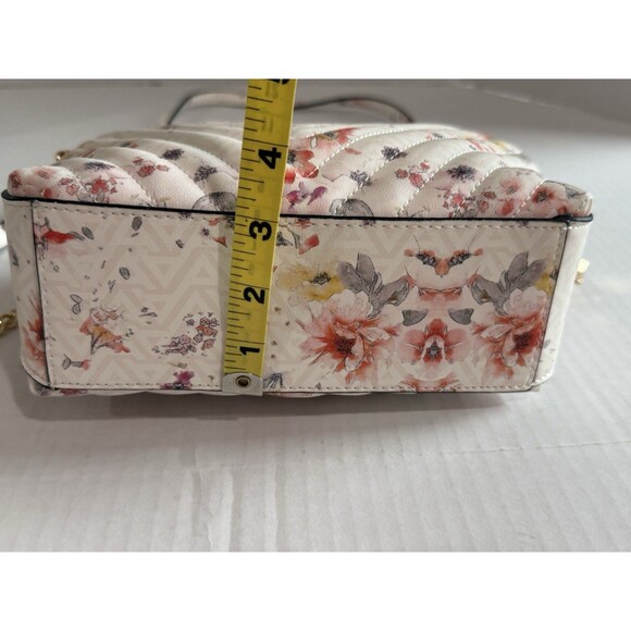 Aldo Crossbody Floral Vibrant Pattern Quilted Bag, Gold-Tone Hardware New W/Tag - Picture 7 of 16